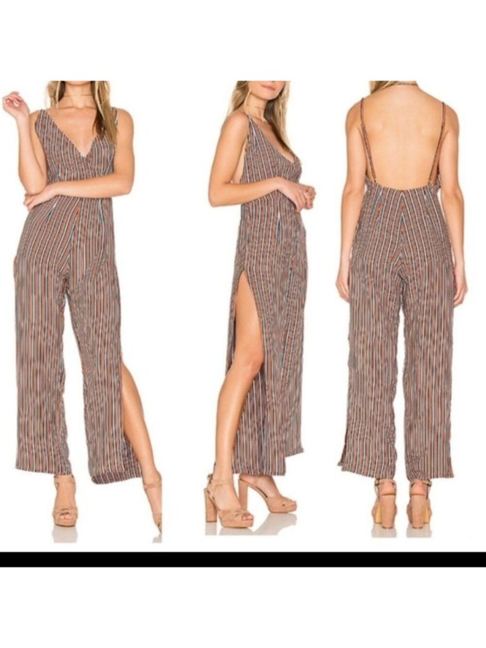 SIR the Label Zoee Jumpsuit, size 1 (US Small), 100% Silk